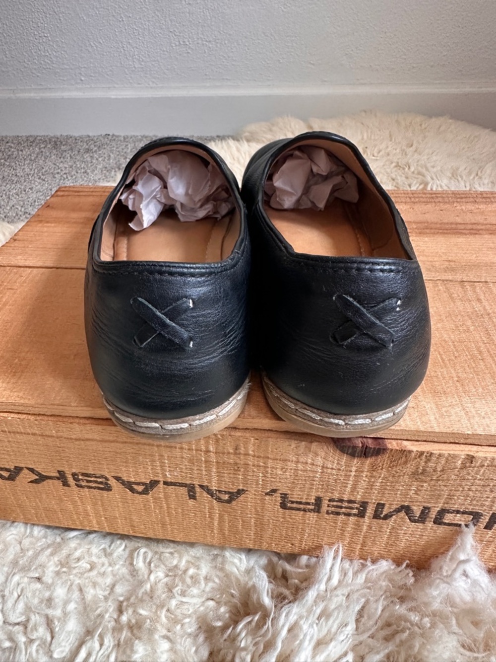 Charix Black Slip-On Leather Casual comfort Shoes 40 / 9.5 - Picture 11 of 16